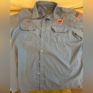 Men's Blue uniform Shirt